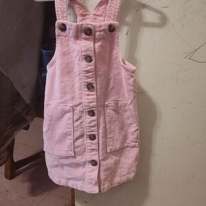 Wonder Nation Pink Corduroy Kids Overalls